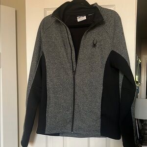 Spyder Gray and Black Zip-Up Jacket - Men’s